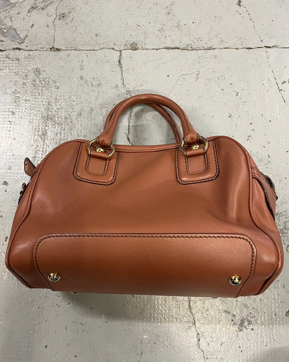 AW2010 Dolce & Gabbana Brown Leather Multi-Zip Lily Bag KJfuDjz 6