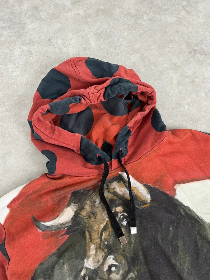 SS2015 Dolce & Gabbana Bull Red Corrida Hoodie yrRqIdB 5
