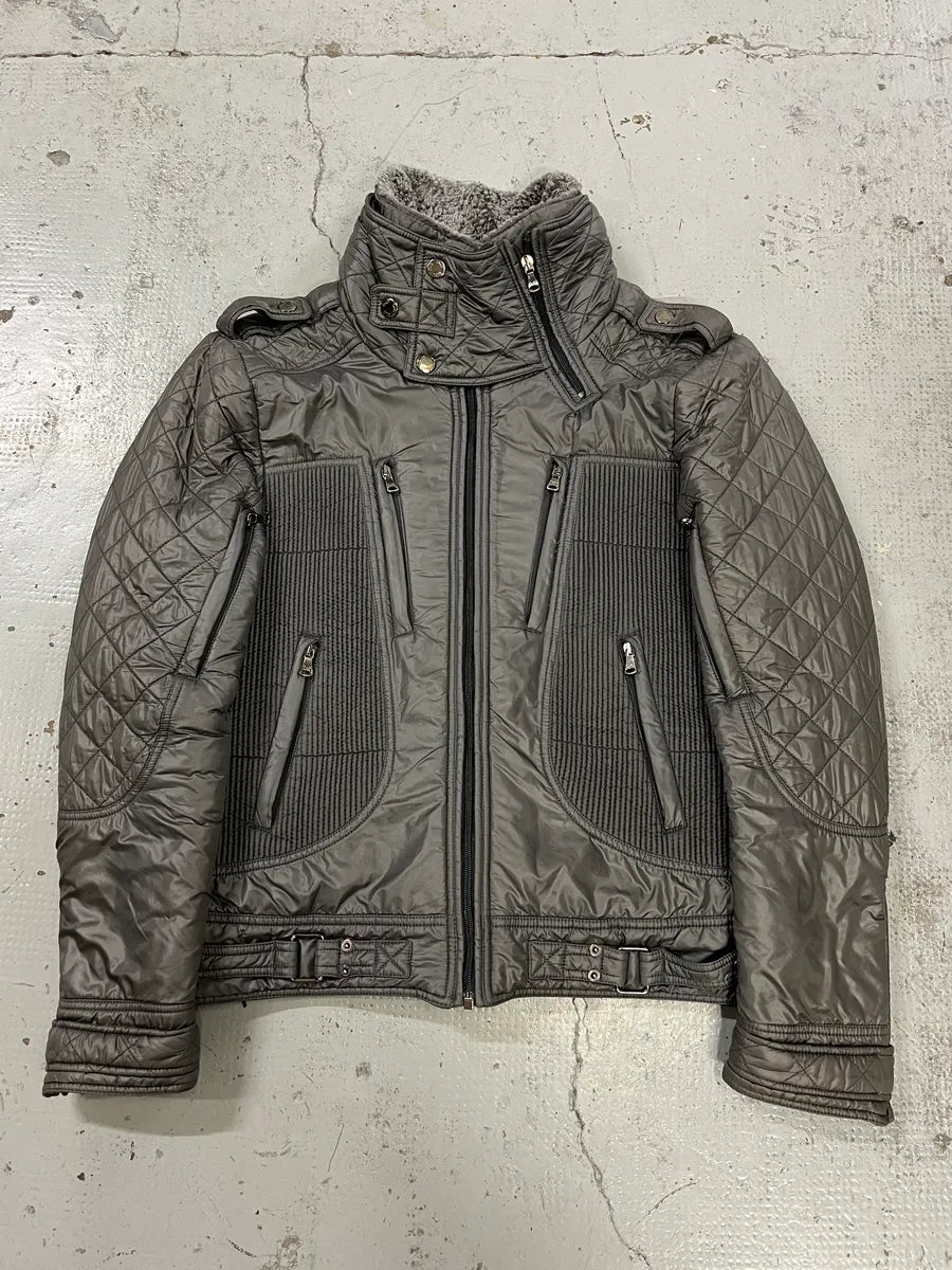 AW2010 Dolce & Gabbana Futuristic Astro Grey Puffer Jacket cNZCTqK 0