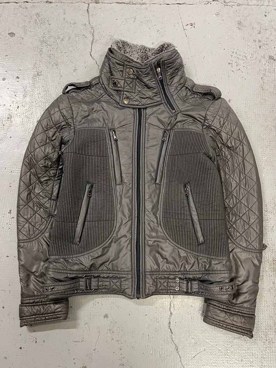 AW2010 Dolce & Gabbana Futuristic Astro Grey Puffer Jacket cNZCTqK 3