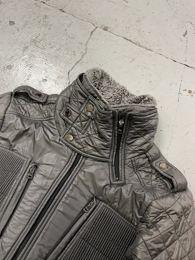 AW2010 Dolce & Gabbana Futuristic Astro Grey Puffer Jacket cNZCTqK 4