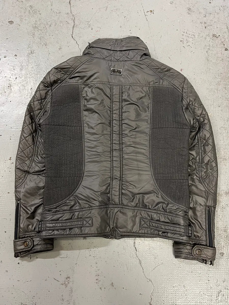 AW2010 Dolce & Gabbana Futuristic Astro Grey Puffer Jacket cNZCTqK 7