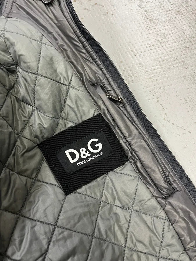 AW2010 Dolce & Gabbana Futuristic Astro Grey Puffer Jacket cNZCTqK 9