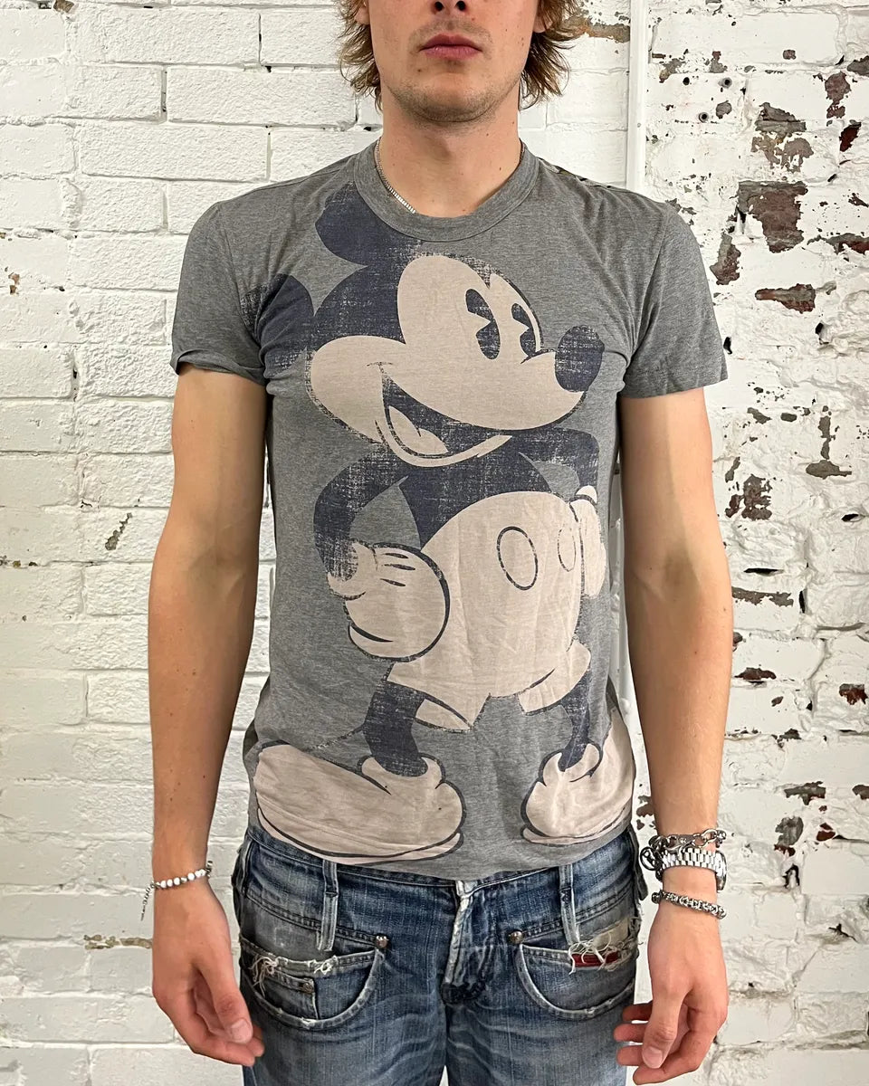 AW2010 Dolce & Gabbana Grey Mickey Comics T-Shirt jfQcKix 2