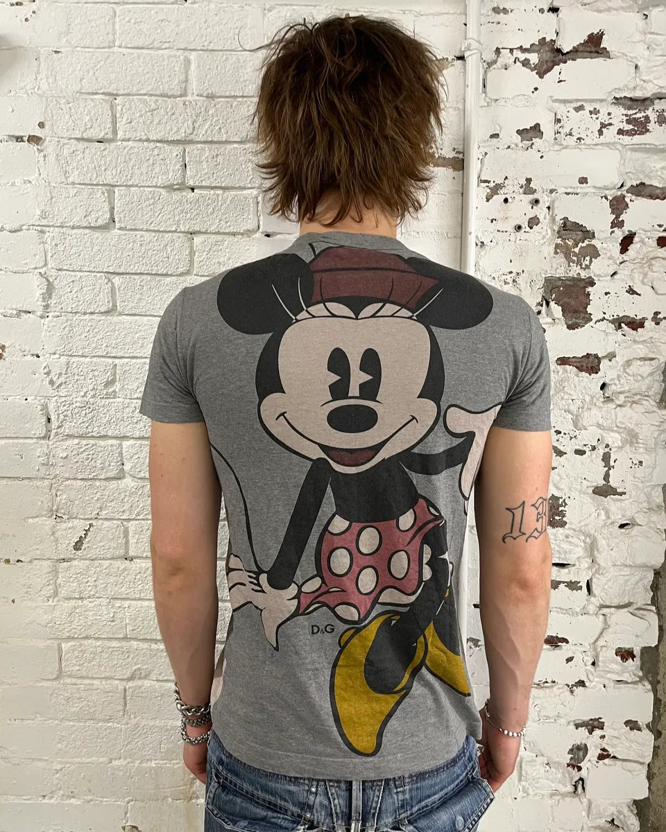 AW2010 Dolce & Gabbana Grey Mickey Comics T-Shirt jfQcKix 3
