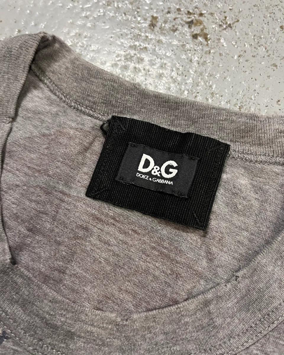 AW2010 Dolce & Gabbana Grey Mickey Comics T-Shirt jfQcKix 7
