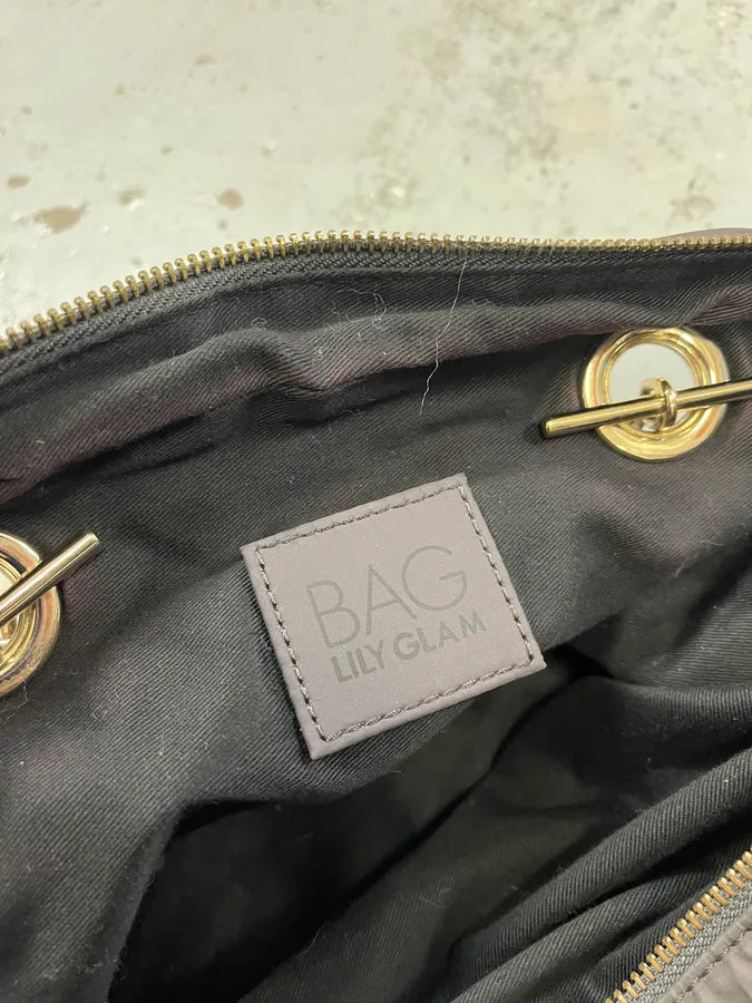 AW2010 Dolce & Gabbana Lily Multi-Zip Quilted Grey Handle Bag PTpMTzj 8