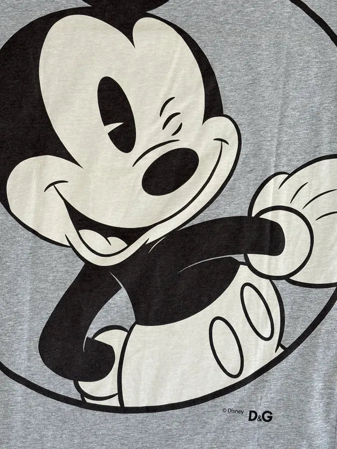 AW2010 Dolce & Gabbana Mickey & Pluto Grey Longsleeves ljMPzOS 8