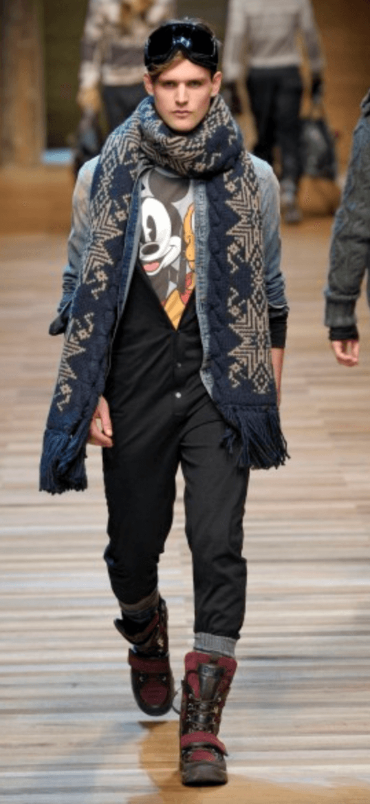 AW2010 Dolce & Gabbana Mickey & Pluto Grey Longsleeves dDPslib 1