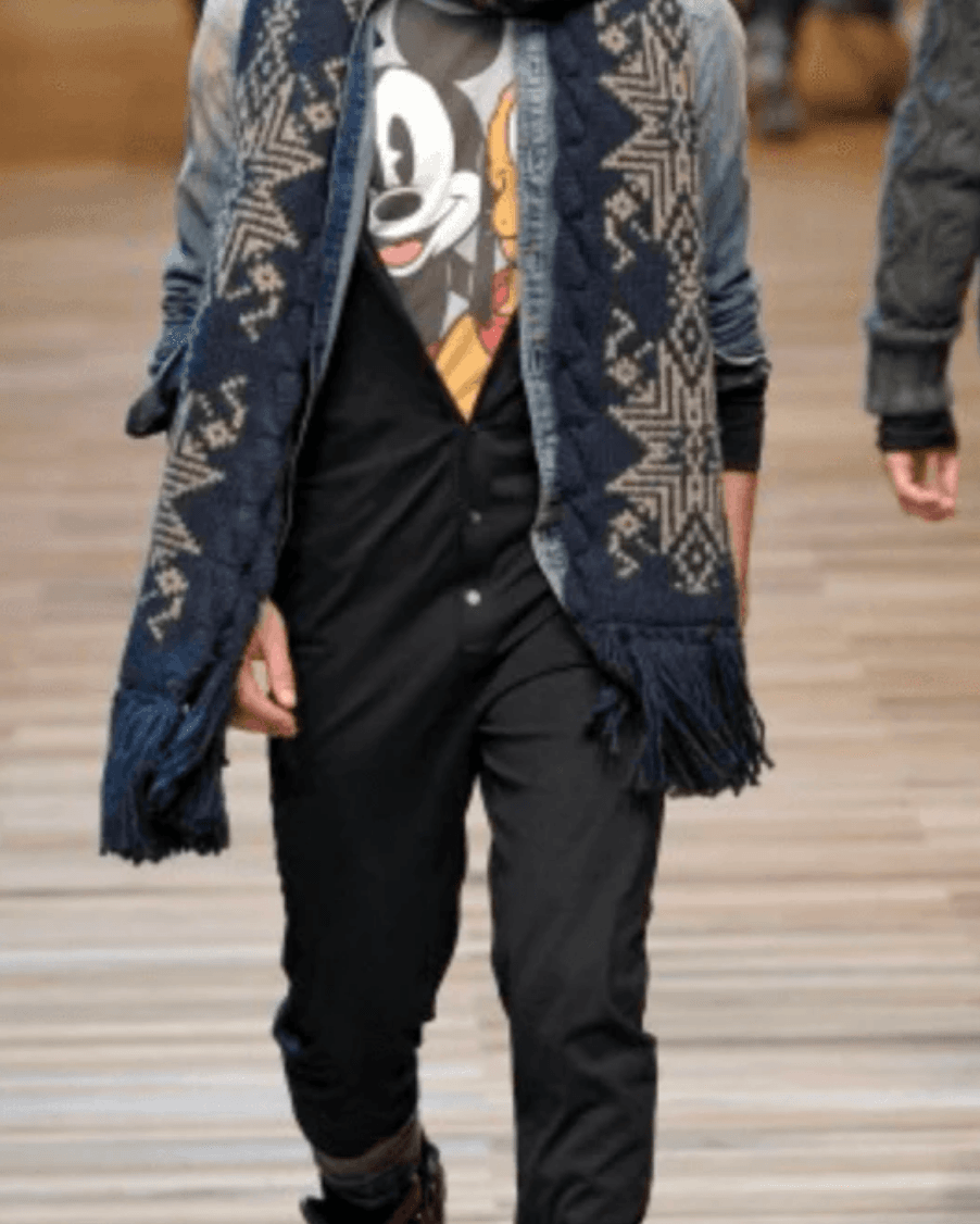 AW2010 Dolce & Gabbana Mickey & Pluto Grey Longsleeves ljMPzOS 2