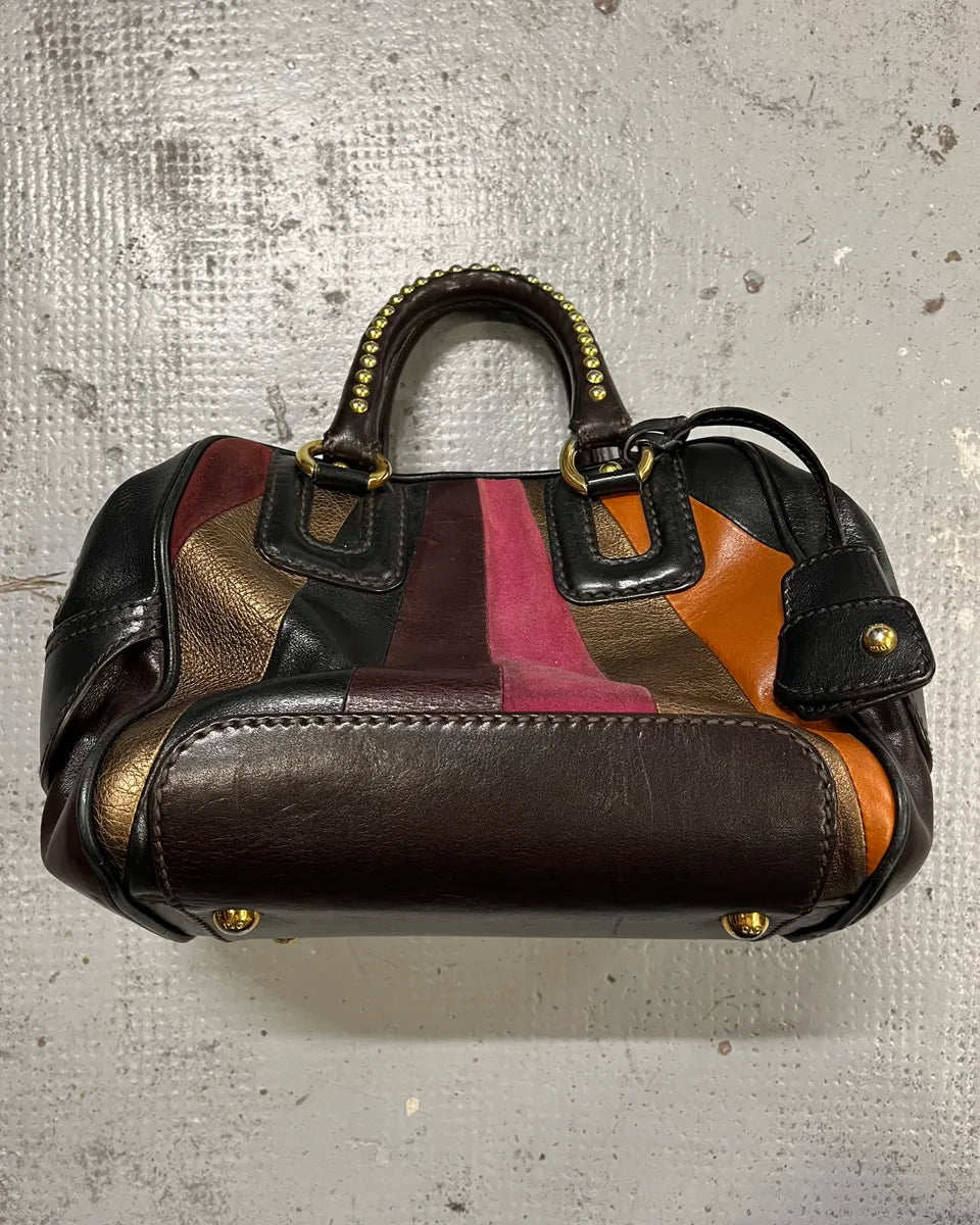 AW2010 Dolce & Gabbana Multicolor Leather Lily Bag  njqZNVZ 4