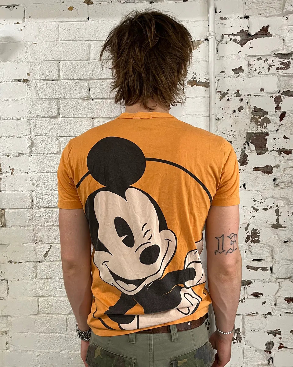AW2010 Dolce & Gabbana Orange Mikey Disney T-Shirt UzcELva 2