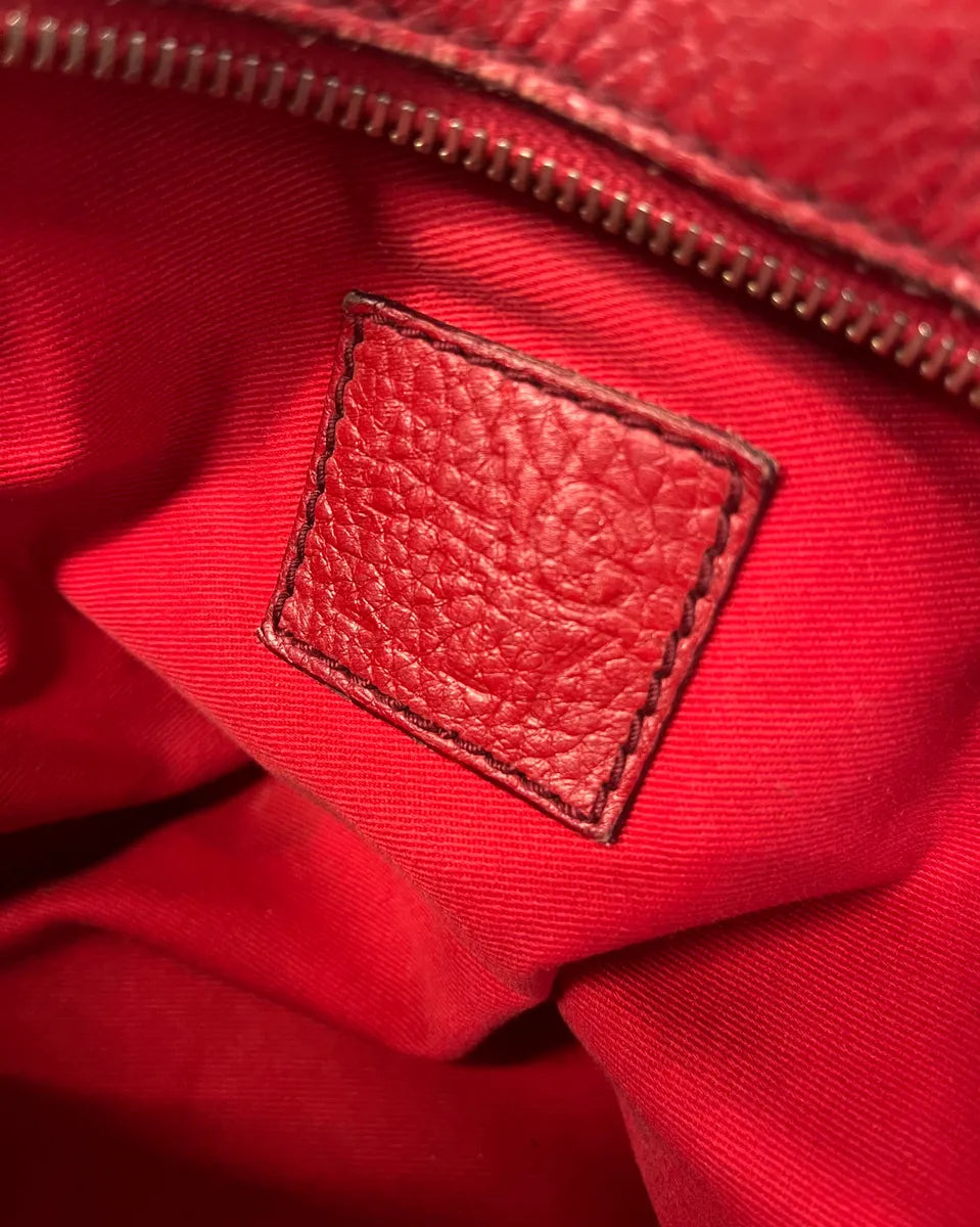 AW2010 Dolce & Gabbana Red Leather Multi-Zip Lily Bag kAhgttE 13