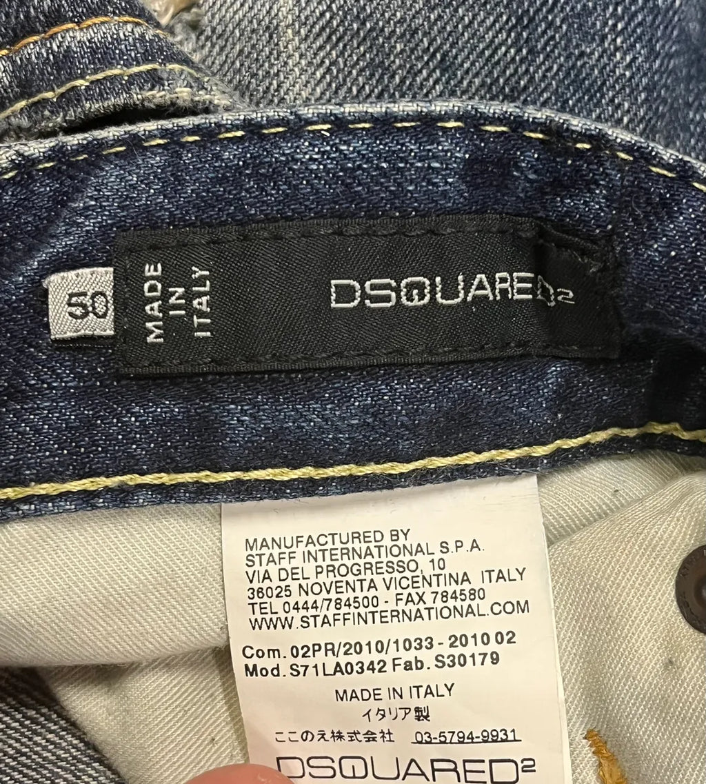 AW2010 Dsquared2 Blue Faded Distressed Denim Jeans fVJwvUb 9