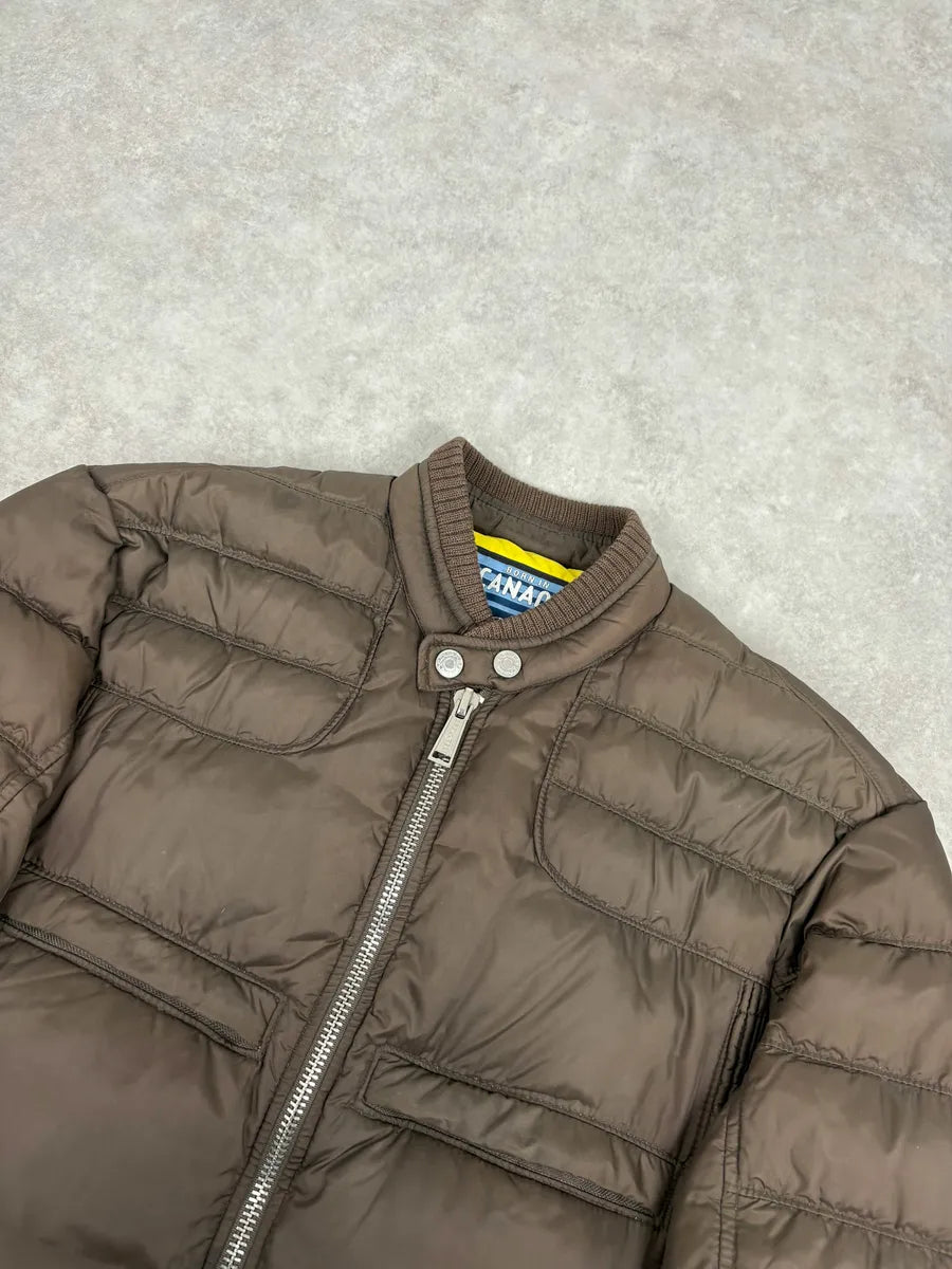 AW2010 Dsquared2 Brown Biker Puffer Jacket yvNPrMr 4