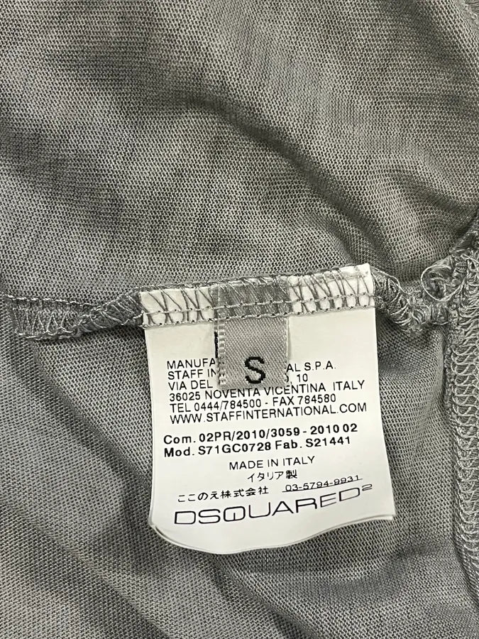 AW2010 Dsquared2 Skeleton Lover Grey Longsleeves CGtXAOv 7