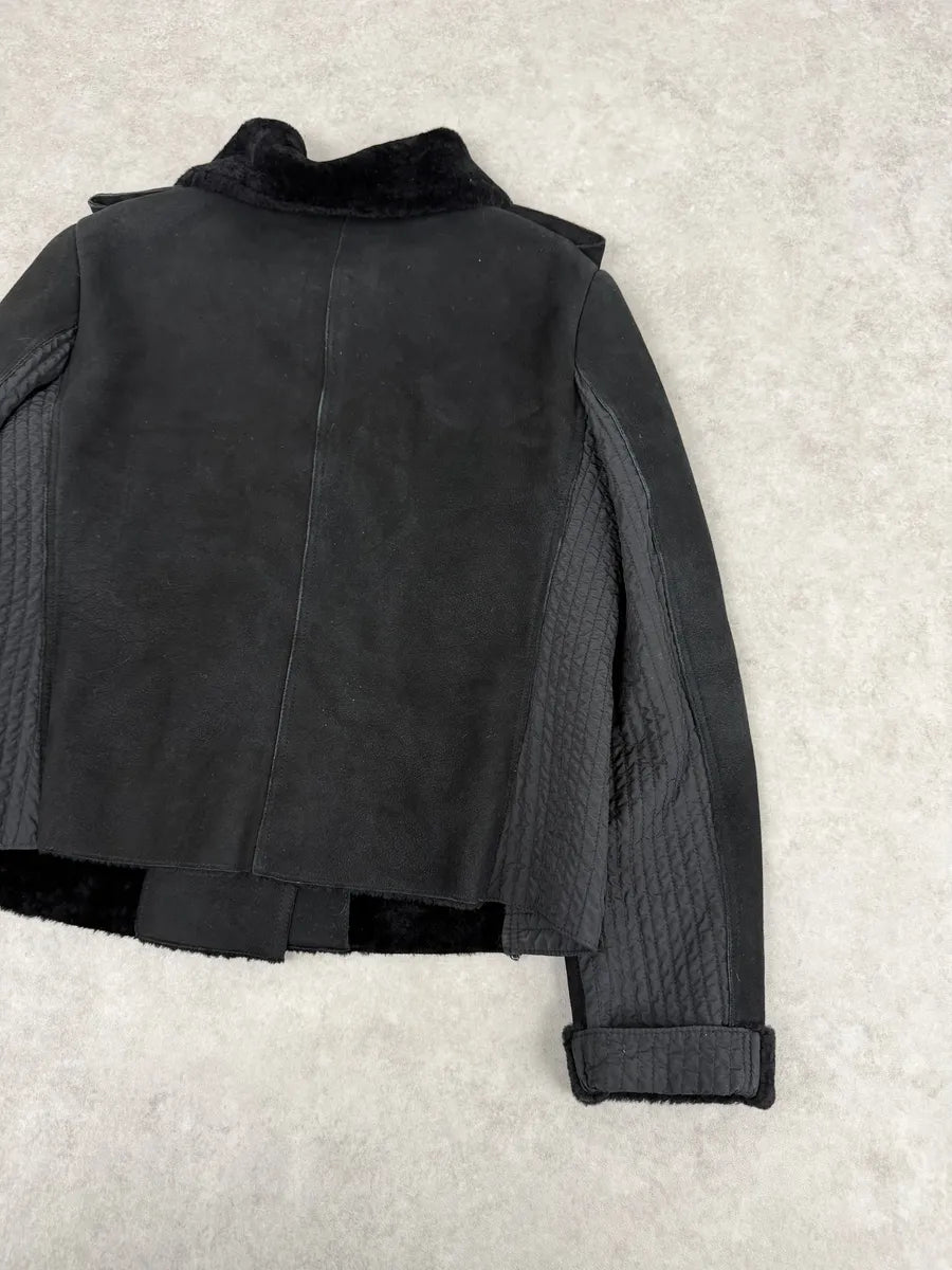 AW2010 Emporio Armani Black Officer Buttoned Jacket NaSgVJo 5