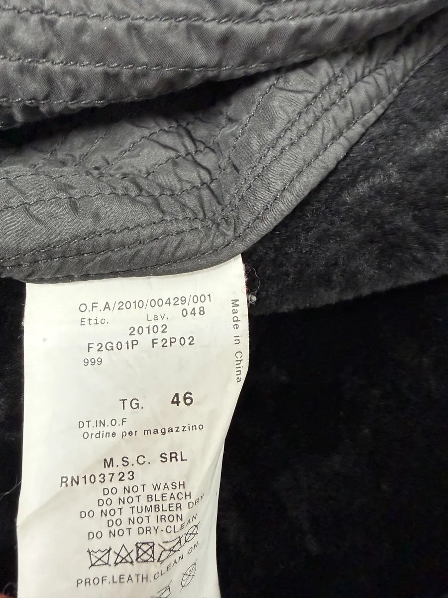 AW2010 Emporio Armani Black Officer Buttoned Jacket NaSgVJo 6