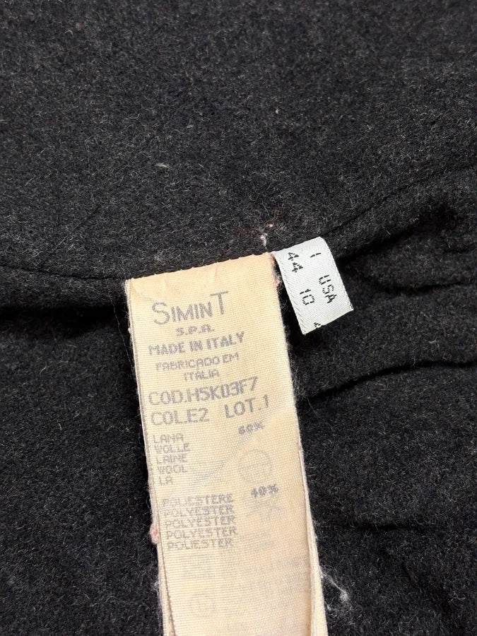 2000s Armani Grey Wool Caban Jacket SRrjAav 10