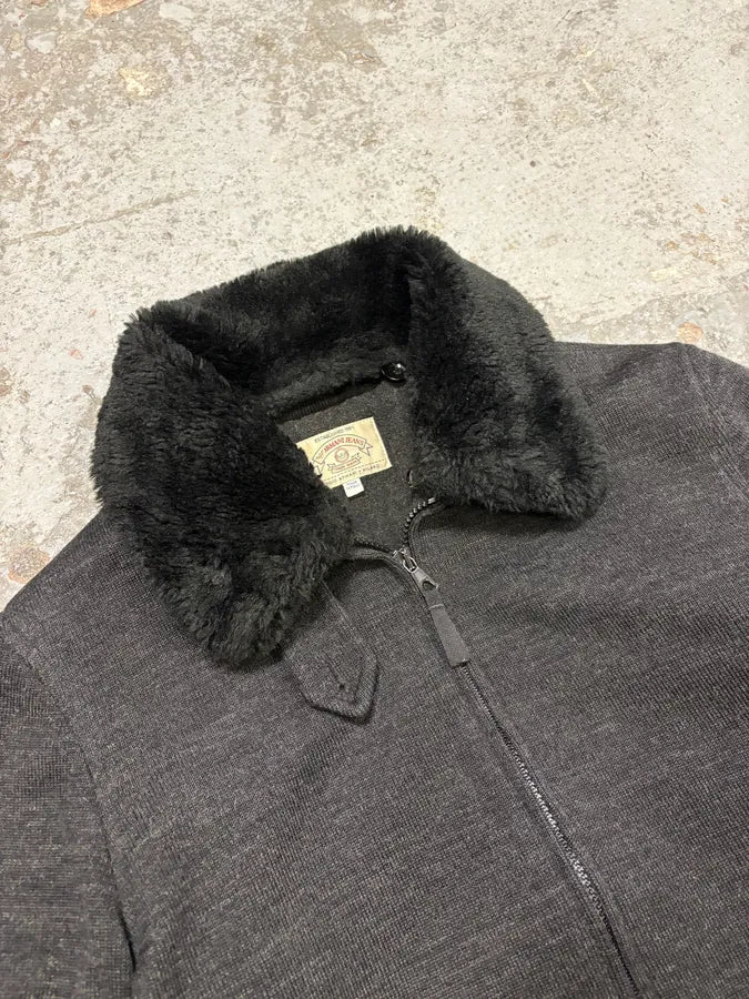 2000s Armani Grey Wool Caban Jacket SRrjAav 7