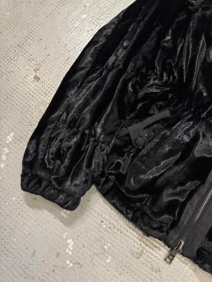 AW2010 Emporio Armani Reversible Faux Fur Black Jacket eKibckN 14