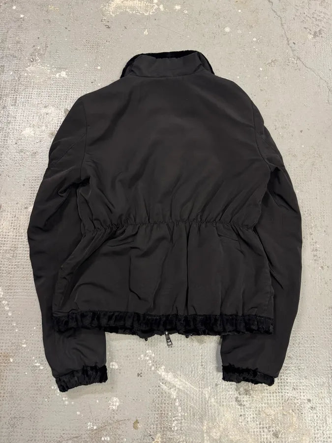 AW2010 Emporio Armani Reversible Faux Fur Black Jacket eKibckN 9