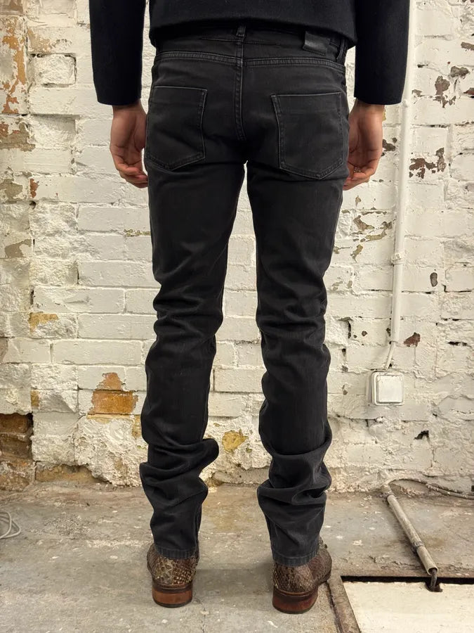 AW2010 Givenchy Black Slim Denim Jeans JSZGPrg 3