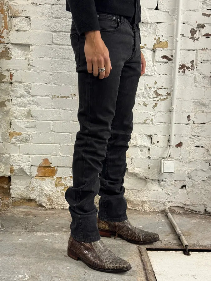 AW2010 Givenchy Black Slim Denim Jeans JSZGPrg 2