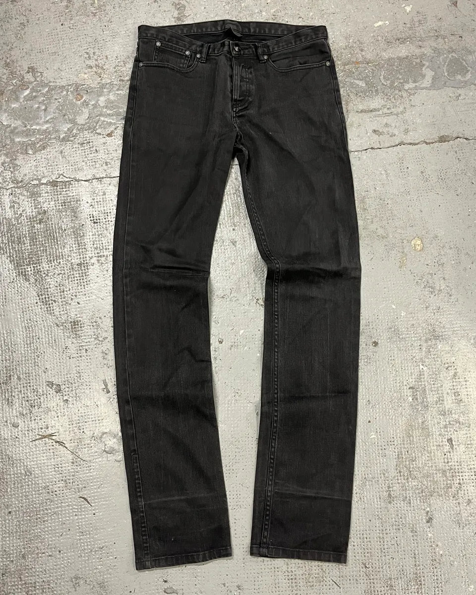 AW2010 Givenchy Black Slim Denim Jeans JSZGPrg 0