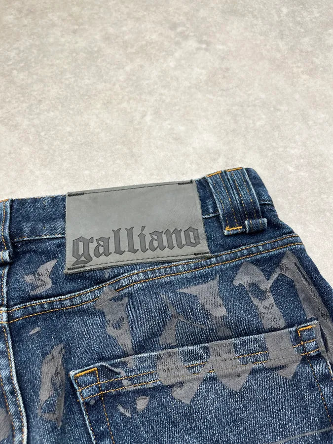 AW2010 John Galliano Gazette Navy Slim Jeans zCEBZjU 9