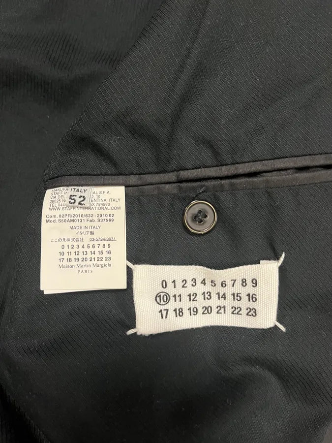 AW2010 Maison Margiela Black Light Jacket (M) qUeyzzt 7