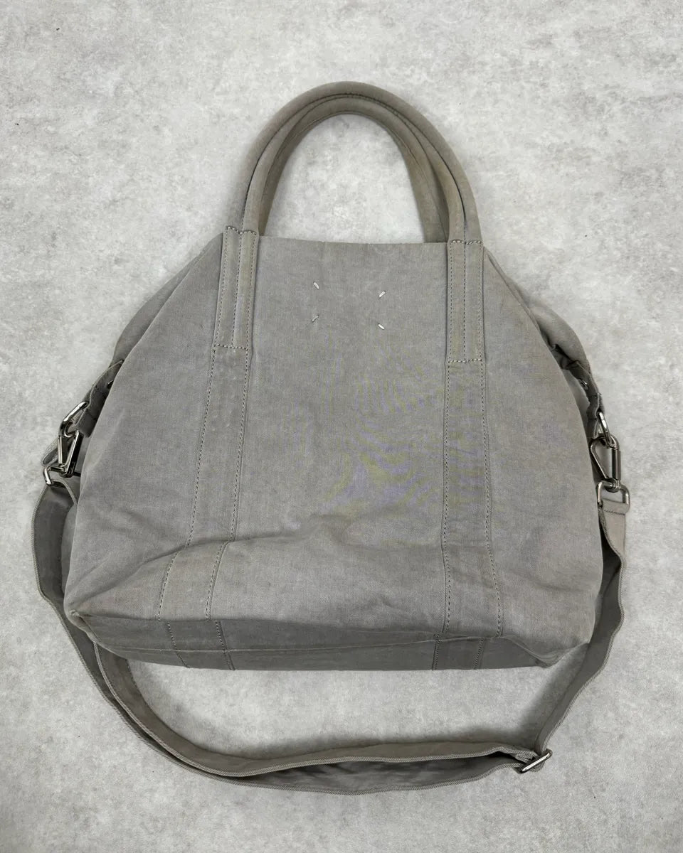 AW2010 Maison Martin Margiela Grey Canvas Handle Shoulder Bag RiKagAO 2