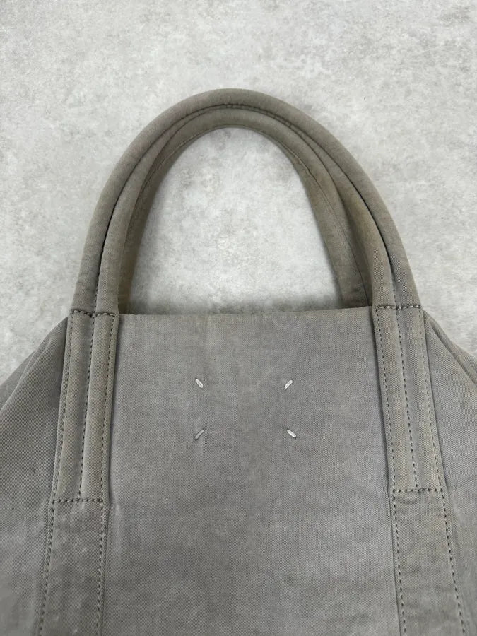 AW2010 Maison Martin Margiela Grey Canvas Handle Shoulder Bag RiKagAO 4
