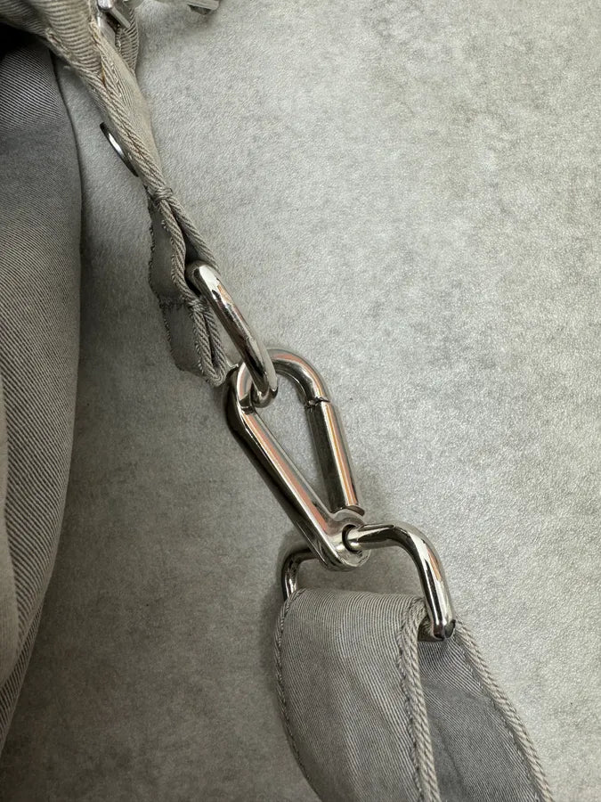 AW2010 Maison Martin Margiela Grey Canvas Handle Shoulder Bag RiKagAO 5