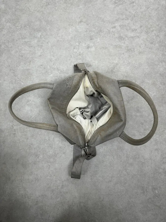 AW2010 Maison Martin Margiela Grey Canvas Handle Shoulder Bag RiKagAO 6