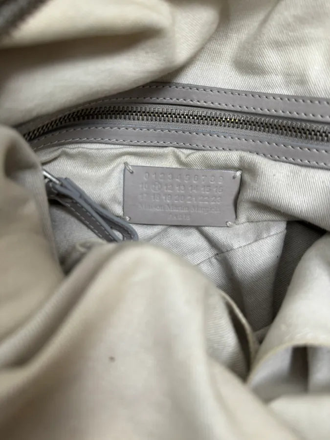 AW2010 Maison Martin Margiela Grey Canvas Handle Shoulder Bag RiKagAO 9