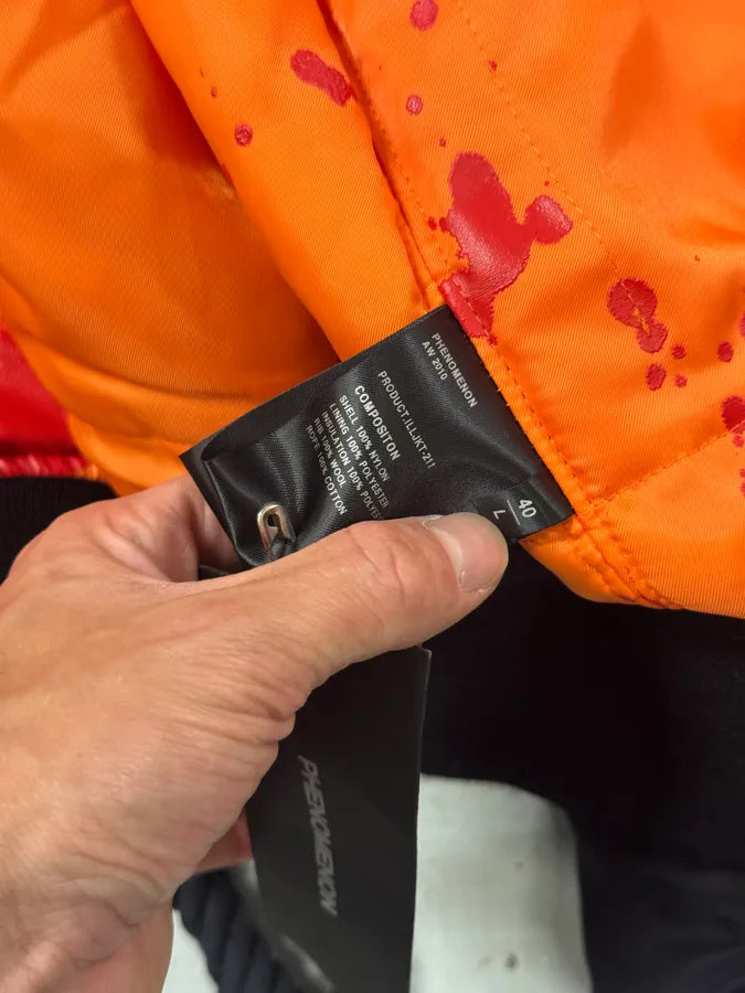 AW2010 Phenomenon Rope Knot Black Nylon Bomber Jacket KHbvSUD 6