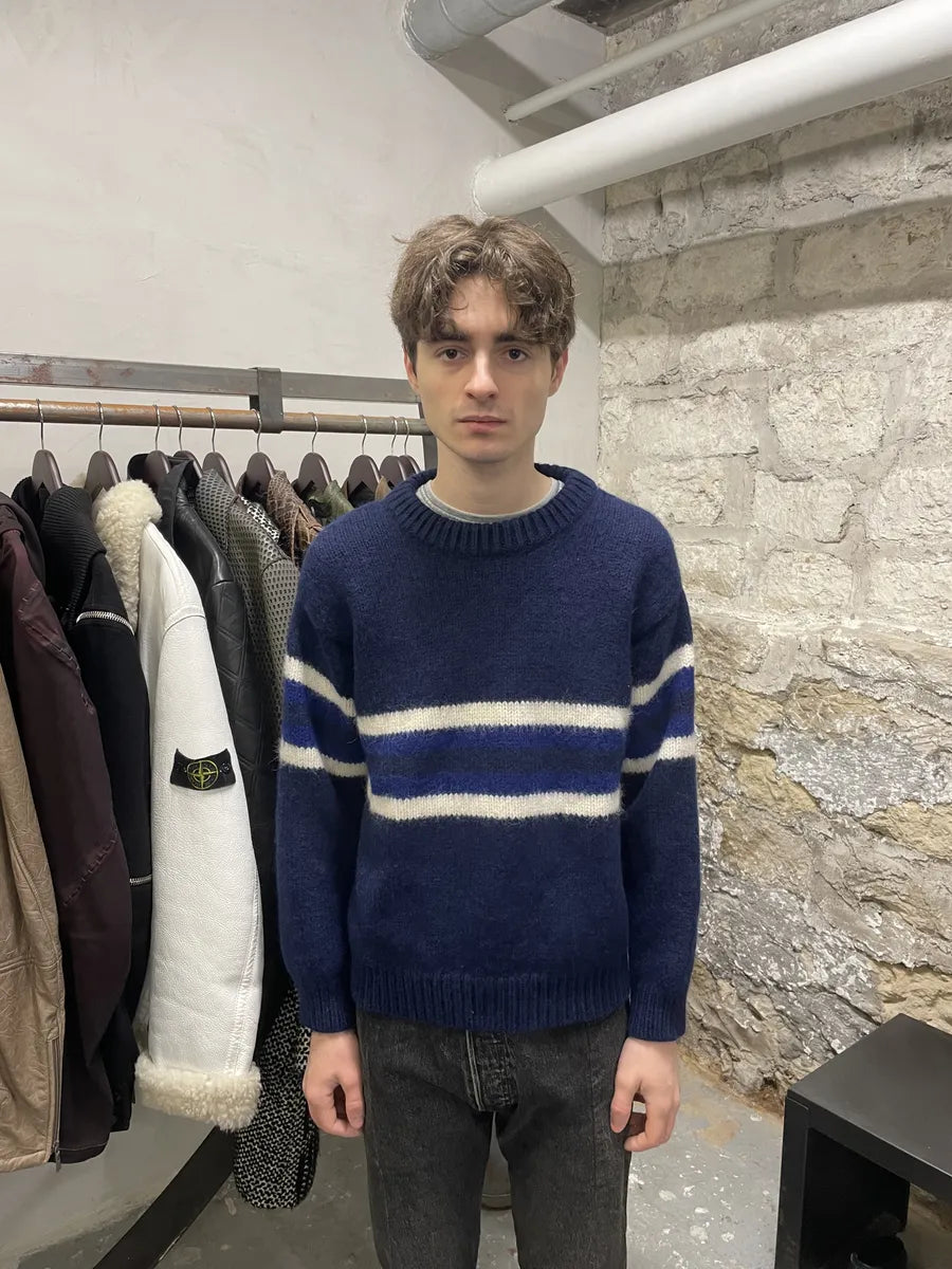 AW2010 Prada Alpaga Blue Marine Sweater (S/M) 2