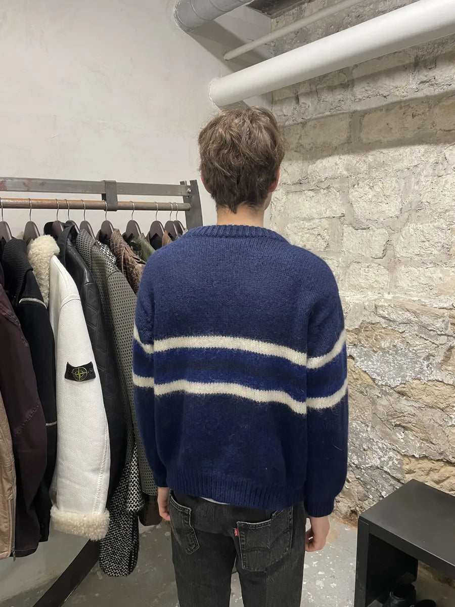 AW2010 Prada Alpaga Blue Marine Sweater (S/M) 3