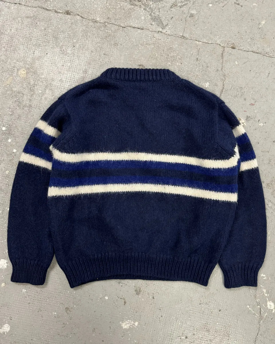 AW2010 Prada Alpaga Blue Marine Sweater (S/M) 8