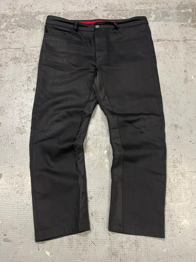 AW2010 Prada Black Comics Slim Denim Jeans GQtBEot 1