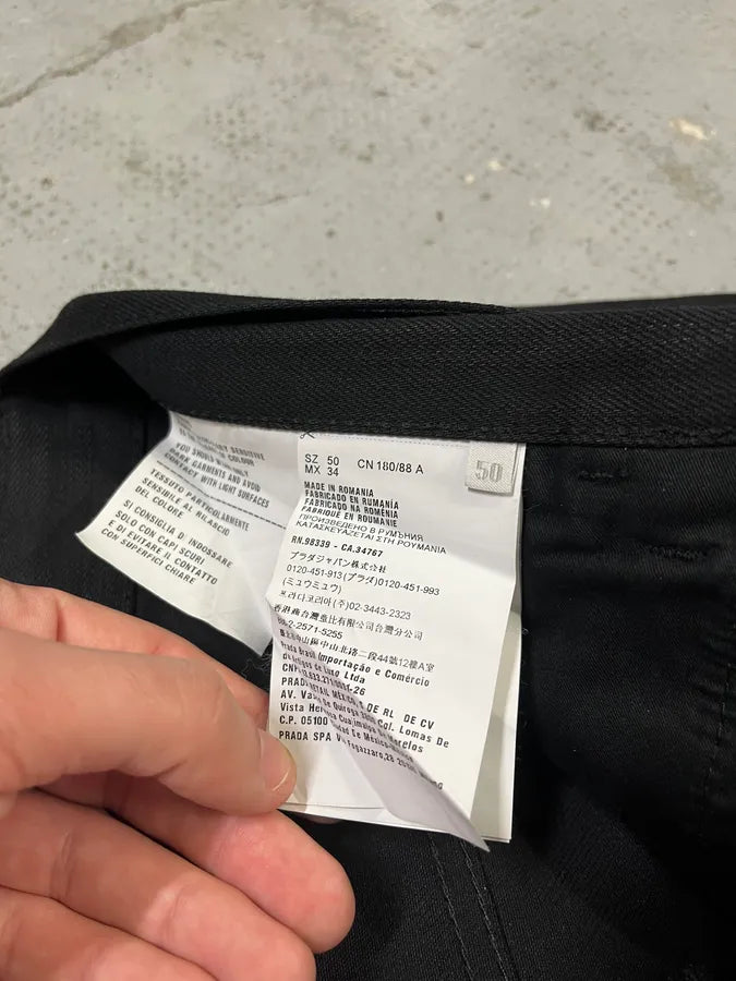 AW2010 Prada Black Comics Slim Denim Jeans GQtBEot 12