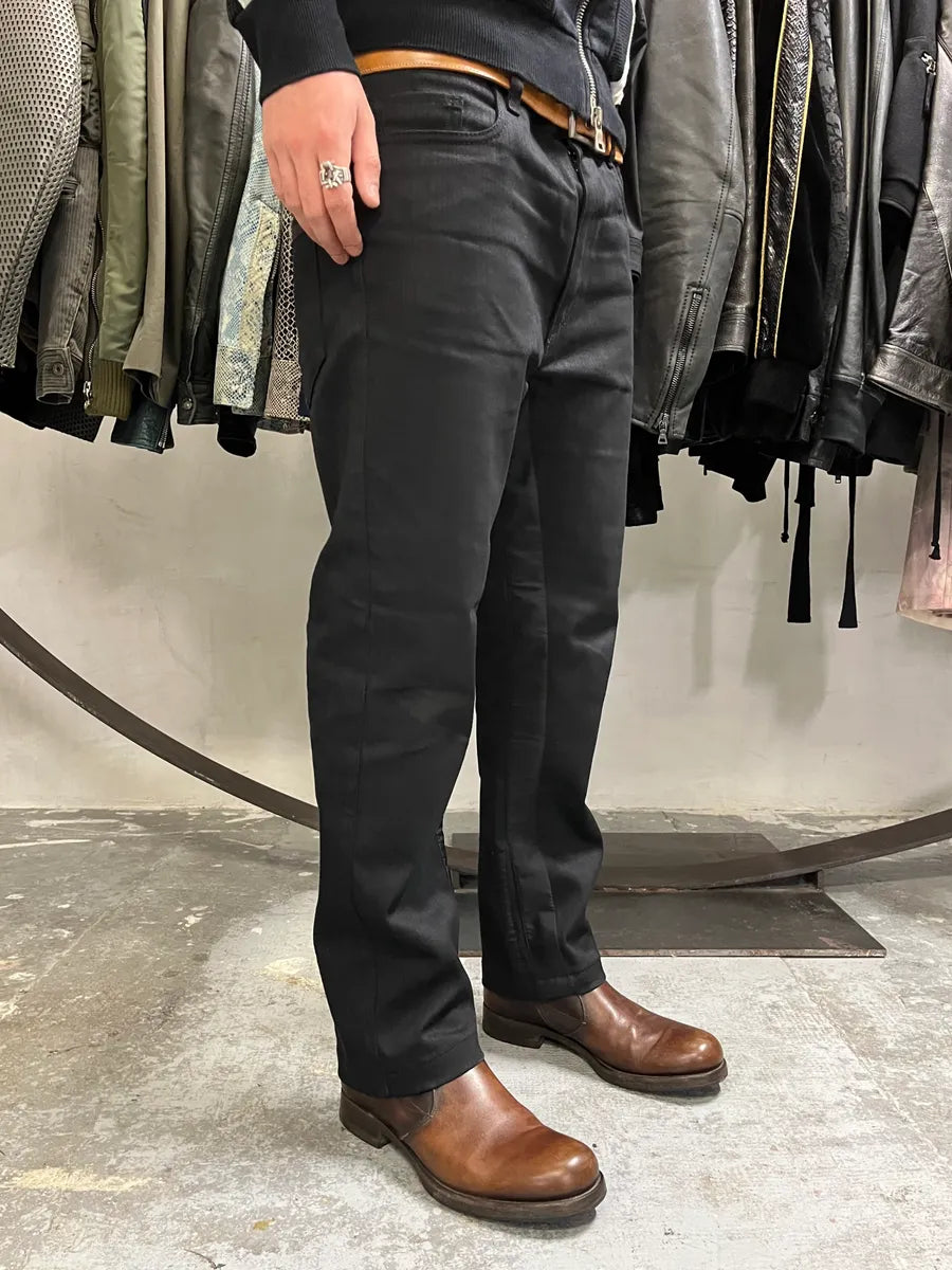 AW2010 Prada Black Comics Slim Denim Jeans GQtBEot 3