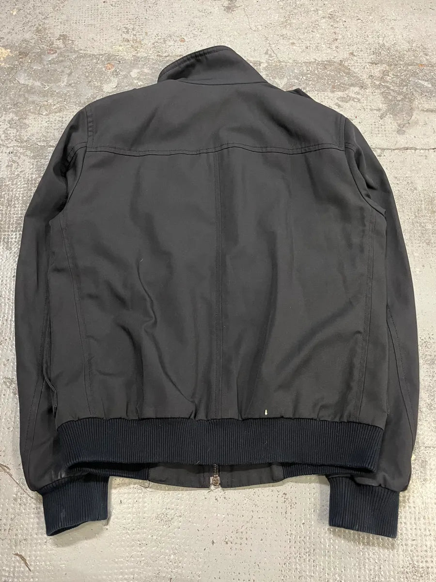 AW2010 Prada Black Multi-Pocket Light Bomber Jacket uwfakct 4