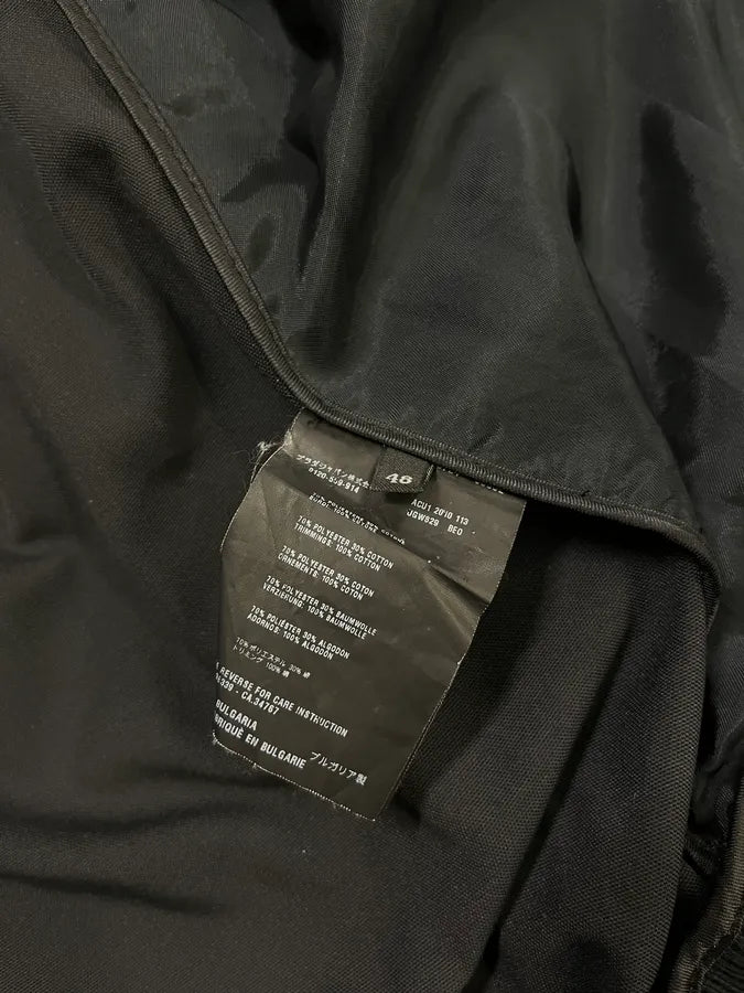 AW2010 Prada Black Multi-Pocket Light Bomber Jacket uwfakct 9