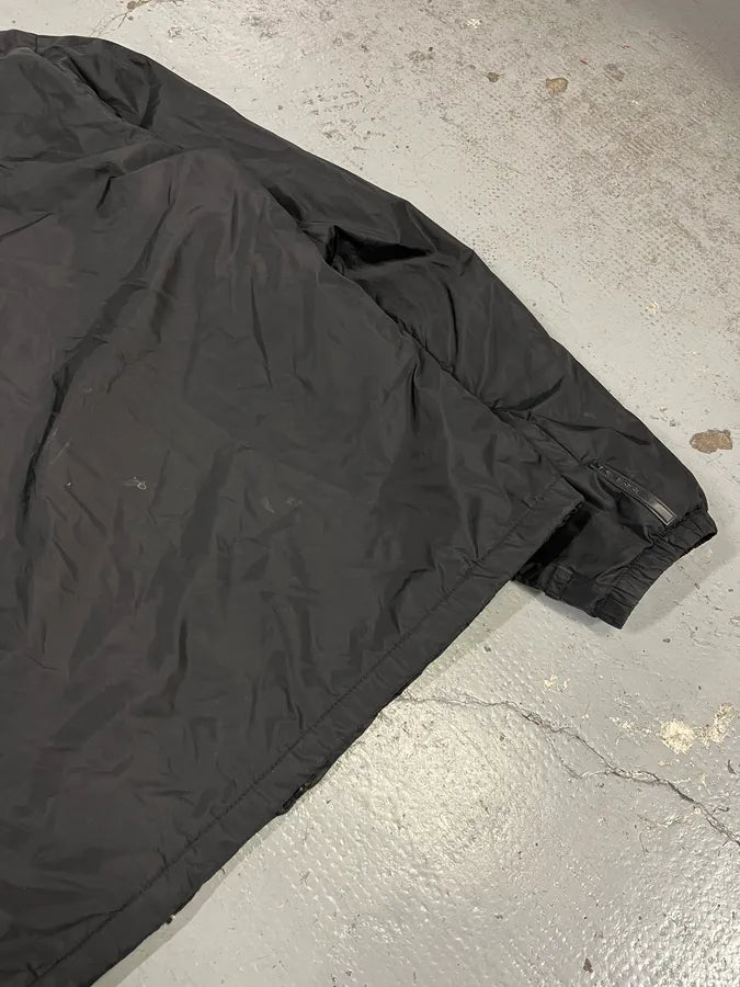 AW2010 Prada Black Pure Black Bomber Jacket Gcllntw 9