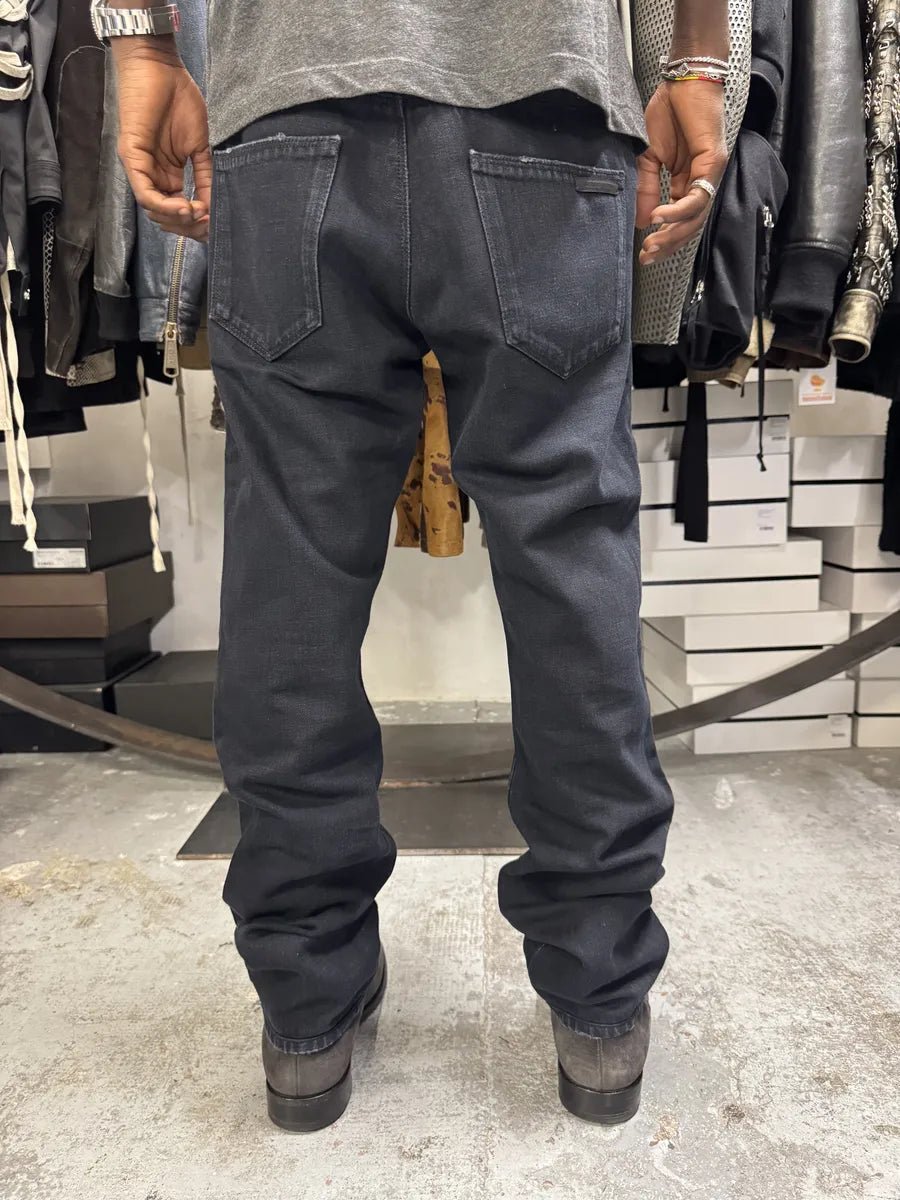 AW2010 Prada Black Straight Denim Jeans  EjJJNMe 4