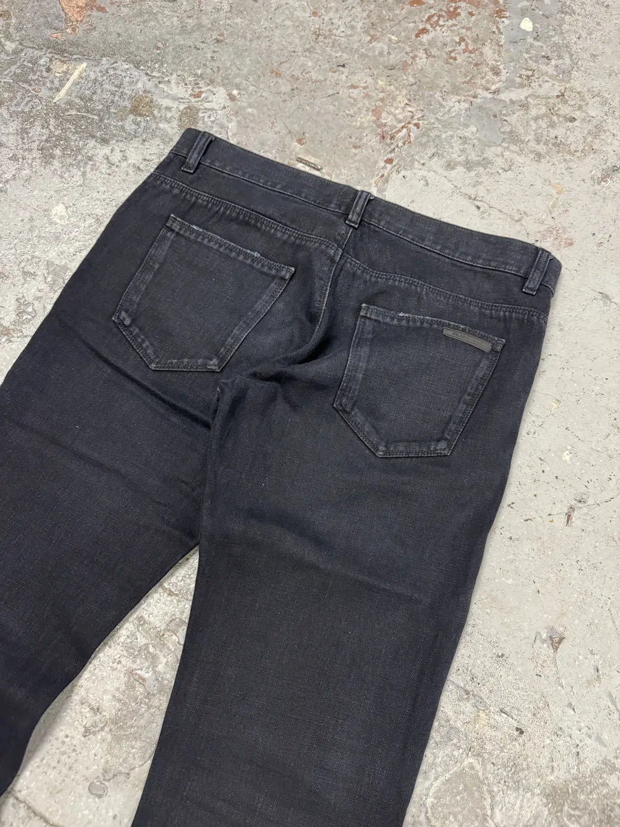 AW2010 Prada Black Straight Denim Jeans  EjJJNMe 6