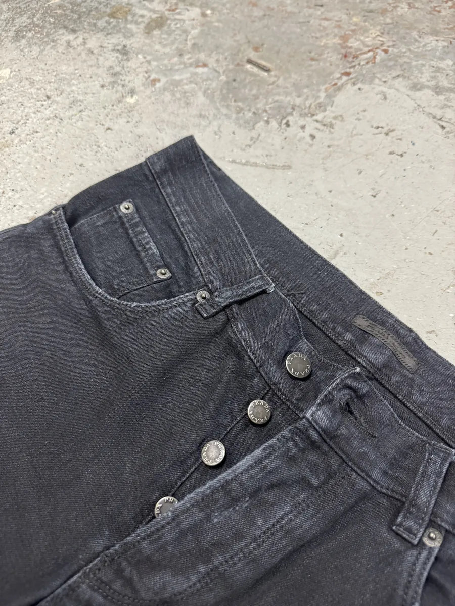 AW2010 Prada Black Straight Denim Jeans  EjJJNMe 8