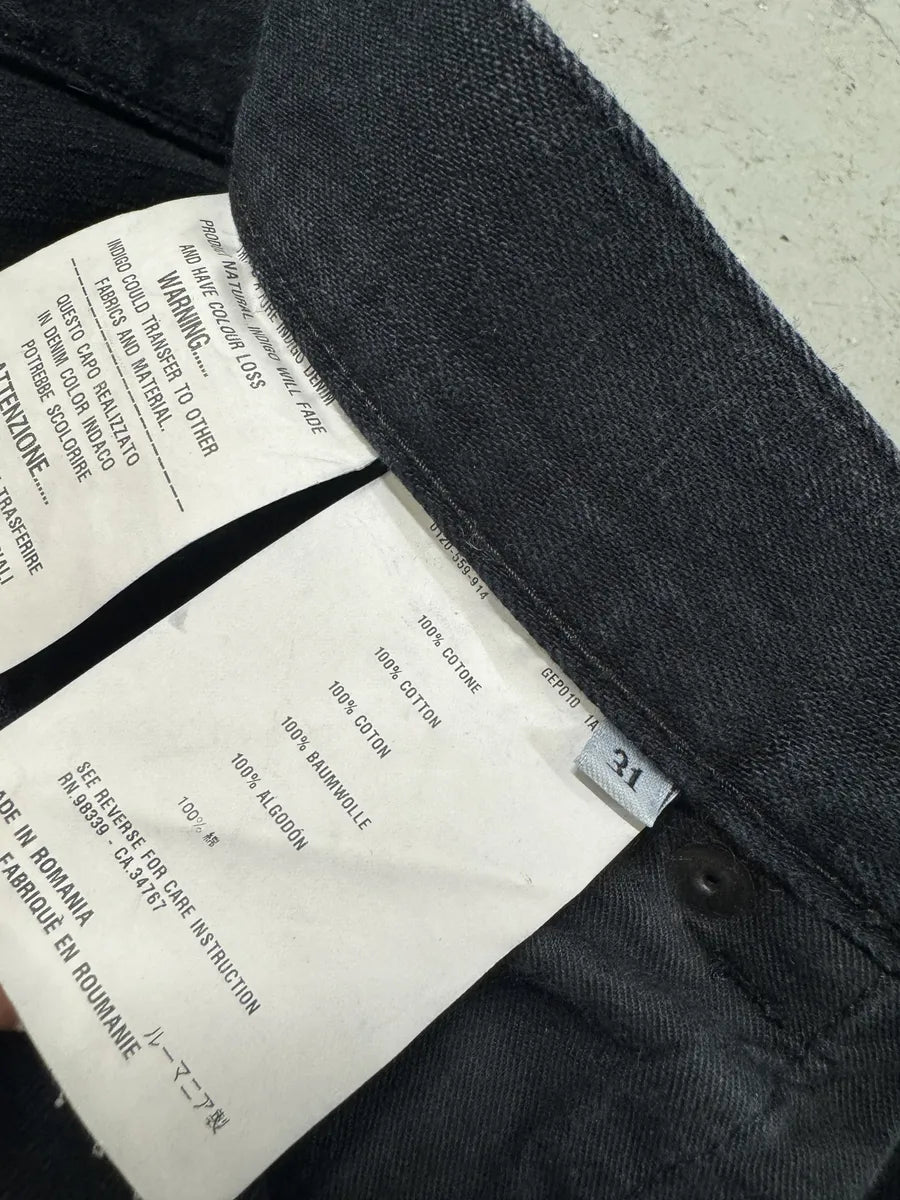 AW2010 Prada Black Straight Denim Jeans  EjJJNMe 9